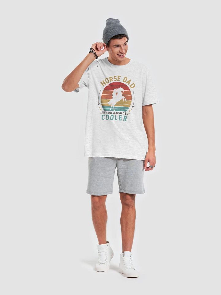 "Horse dad" t-shirt (light background) product image (2)
