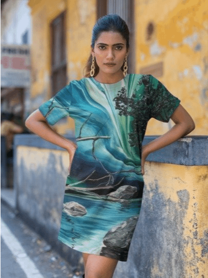 Magic Reflection, T-Shirt Dress product image (1)