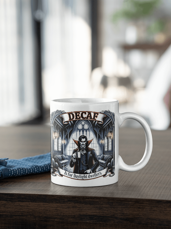 Decaf is for Daylight Dwellers' - White Mug. product image (1)