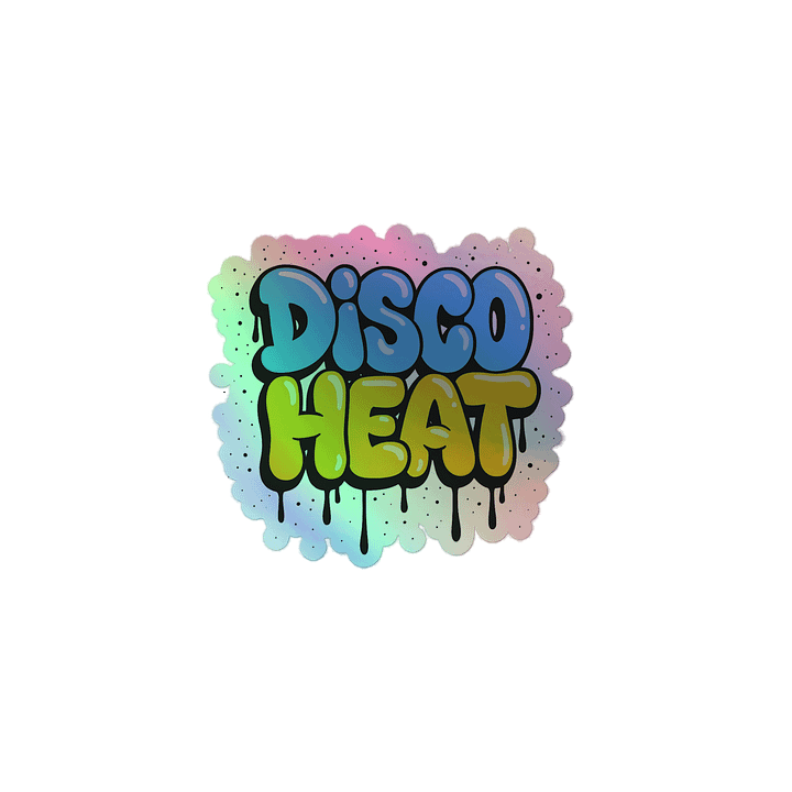 Disco Heat Throw Up Holographic Sticker Set product image (1)