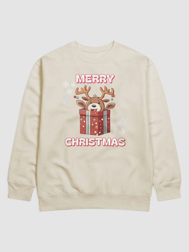 Adorable Baby Reindeer Wishing All A Merry Christmas Sweatshirt product image (8)