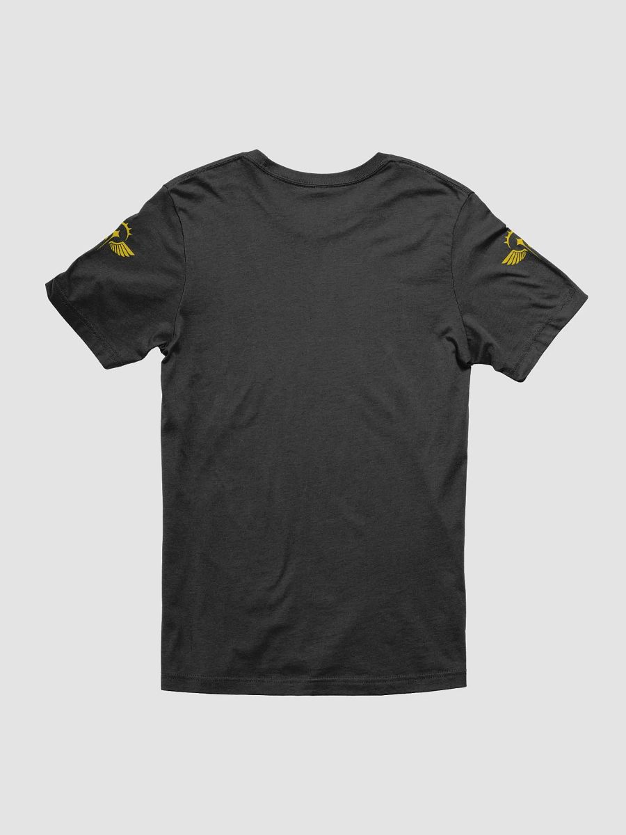 Adeptus Momfriendicus Text Tee (Gold Logo) product image (6)