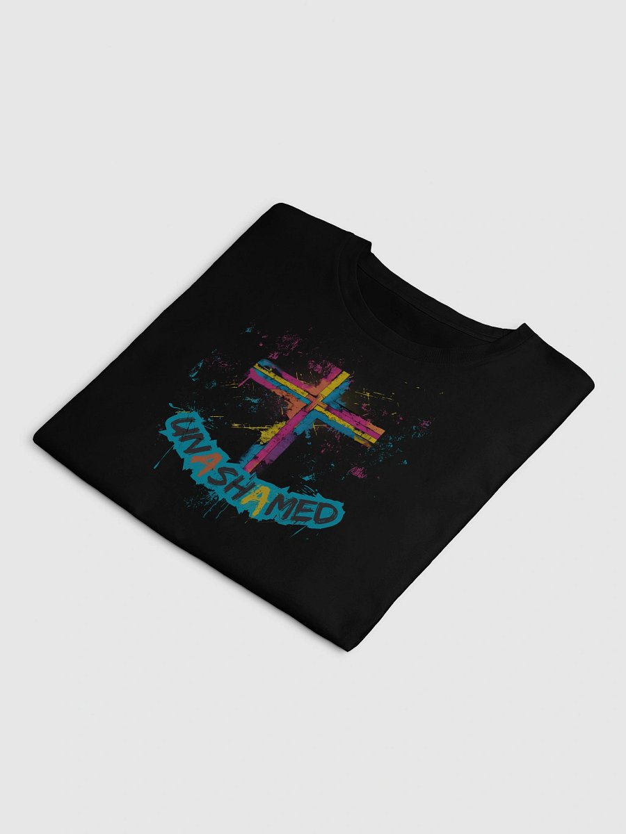Unashamed Ro 1:16 Cross Crop Top T-Shirt – Women’s AS Colour Fit product image (25)