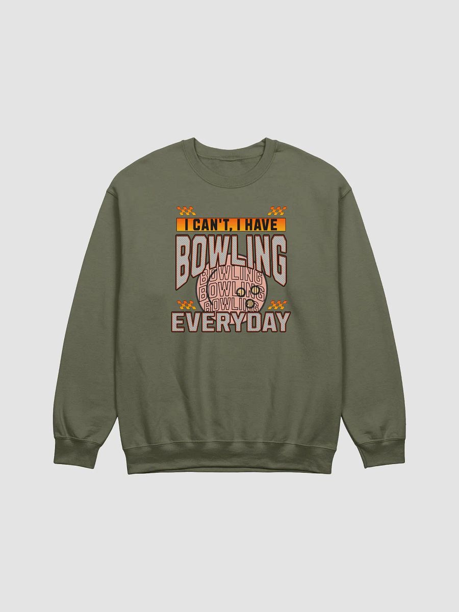 I Cant I Have Bowling Everyday Graphic Crewneck Sweatshirt product image (11)