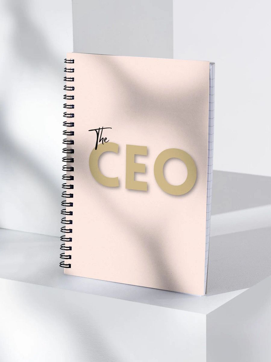 The CEO Spiral Notebook - Blush product image (3)