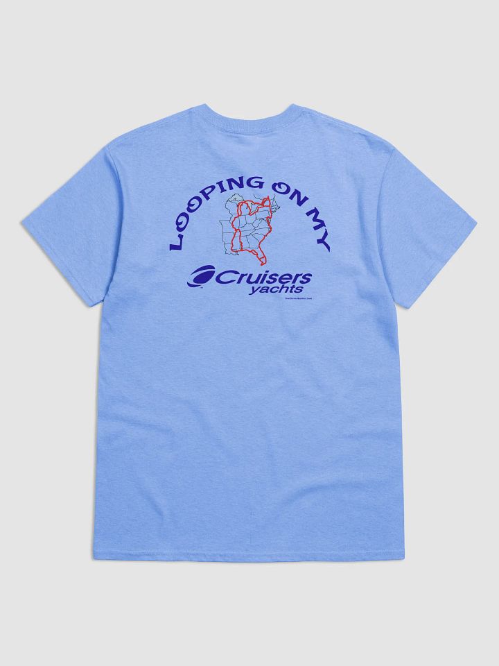 Looping On My Cruisers Yachts - T-Shirt - Light Shirt w/Blue Logo product image (1)