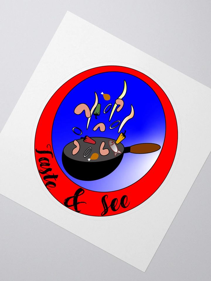 O Taste & See Sticker product image (2)