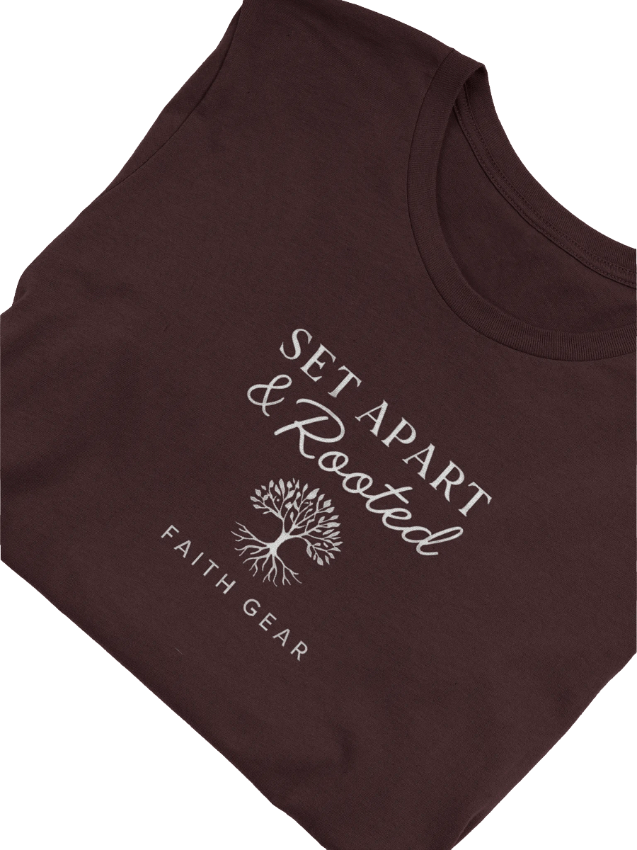 Set Apart & Rooted Branded Tee (Dark Colors) Tree Logo product image (21)