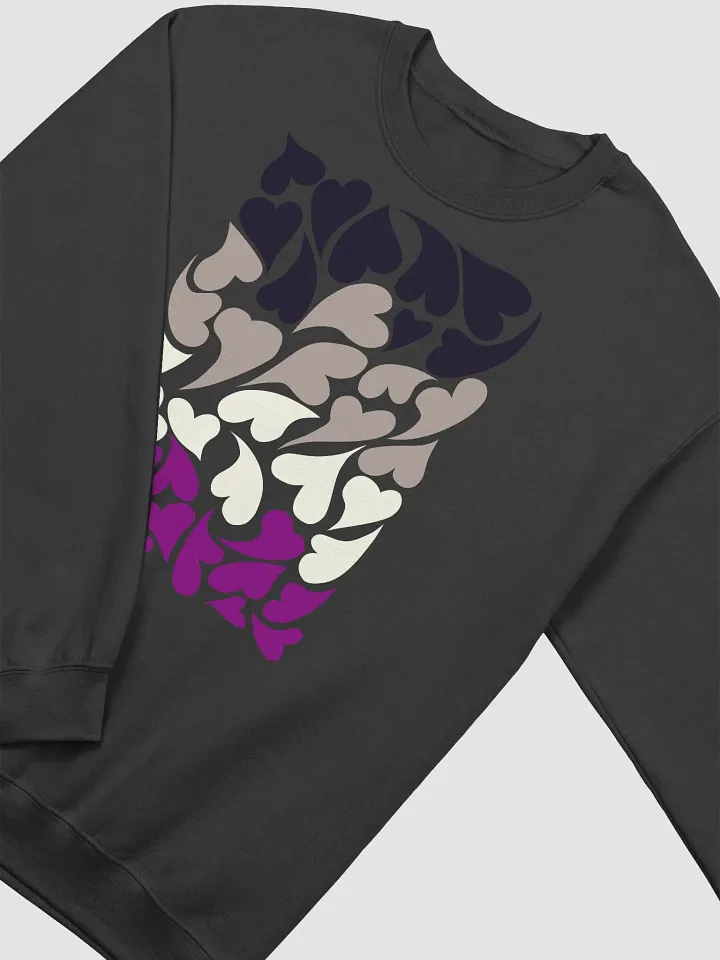Nestled PRIDE Asexual Sweatshirt product image (6)
