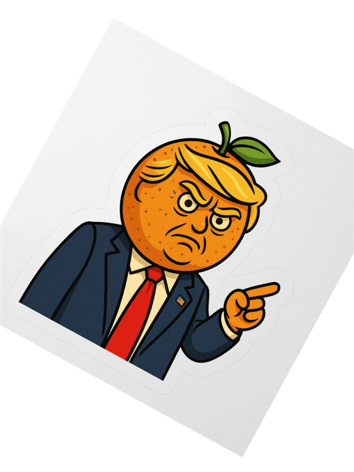 Orange man Stickers product image (2)