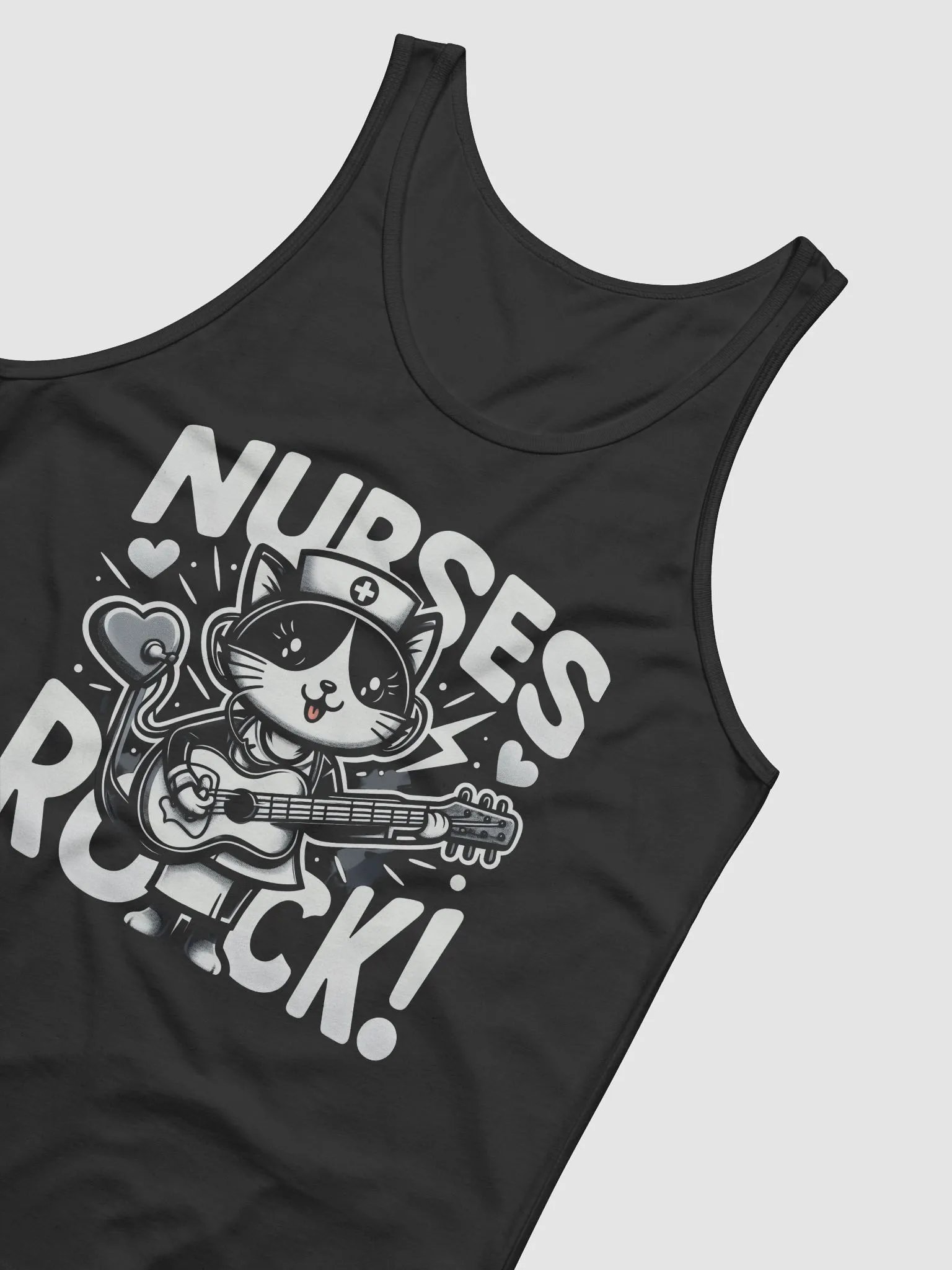 Rockin' Nurse Cat Tank product image (27)
