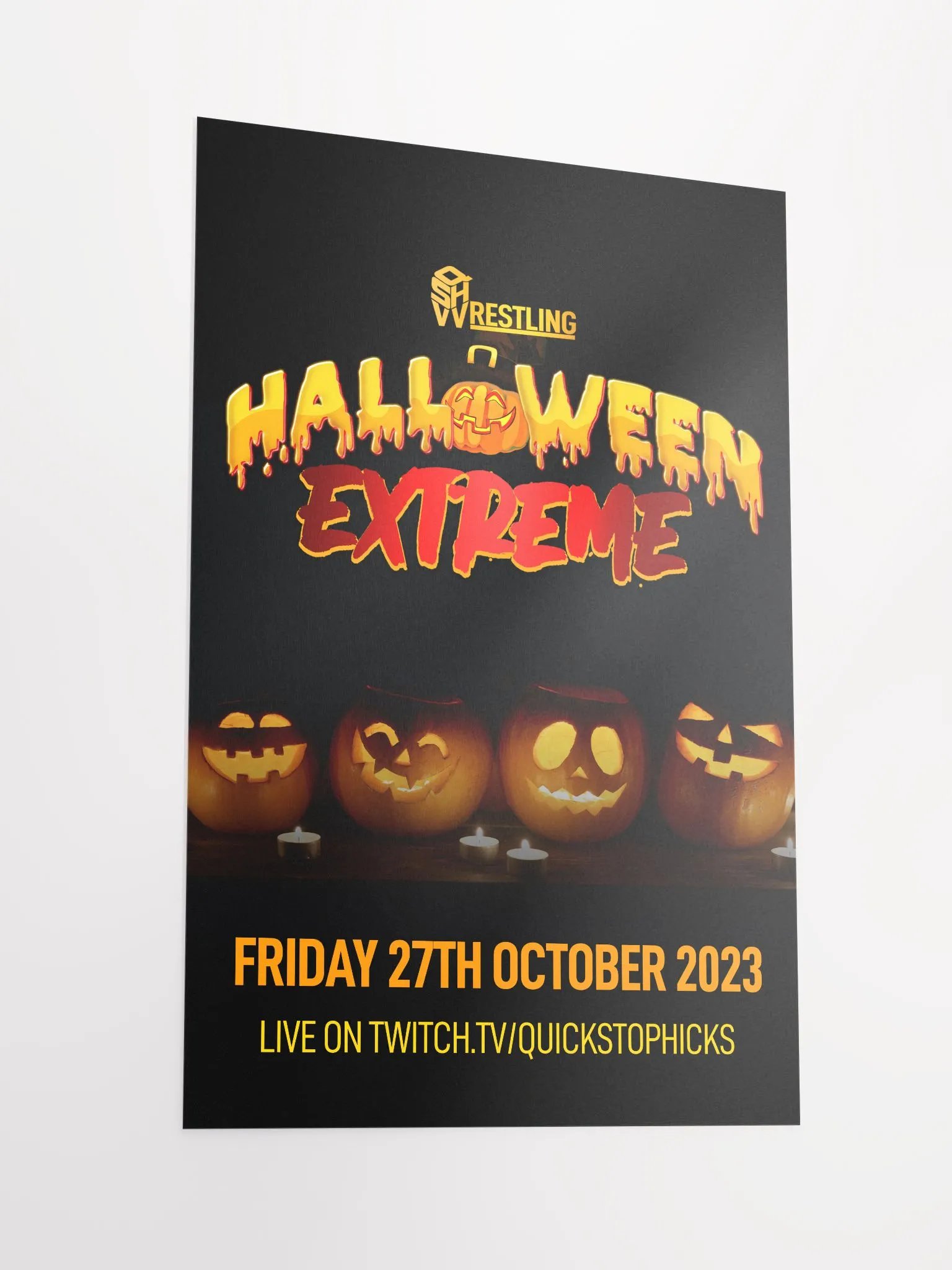 QSHW HALLOWEEN EXTREME COMMEMORATIVE POSTER product image (2)