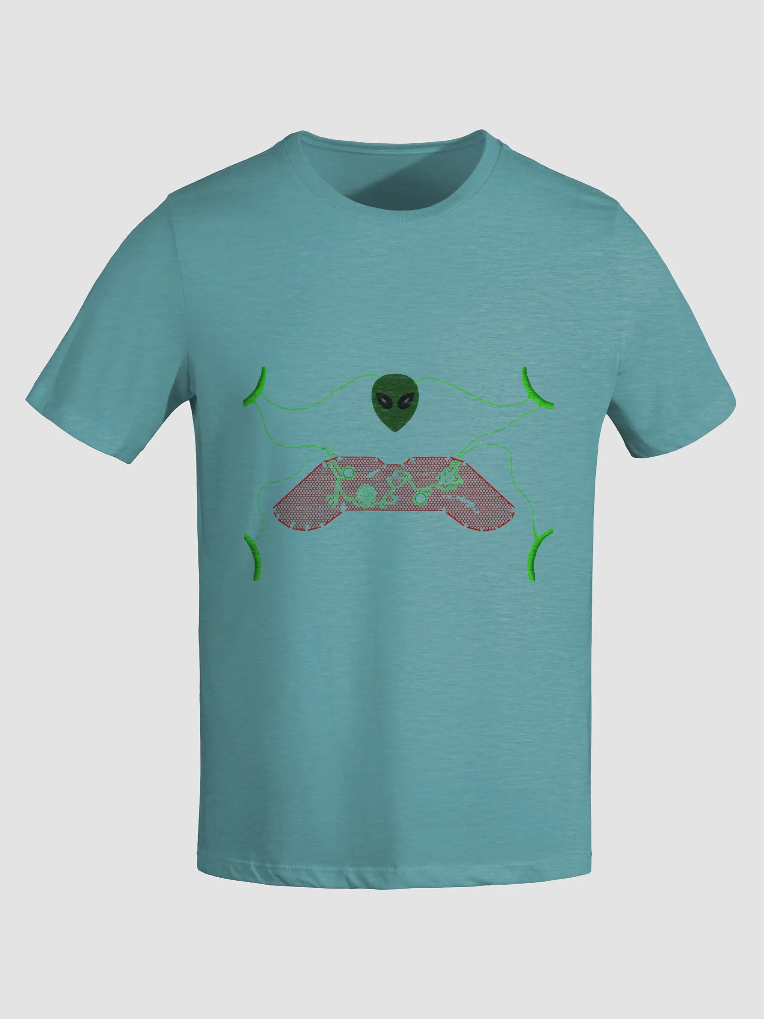 Neon Alien Gaming Controller Women's T-Shirt product image (1)