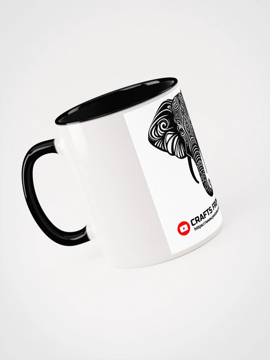 Intricate Elephant Head Ceramic Mug product image (8)