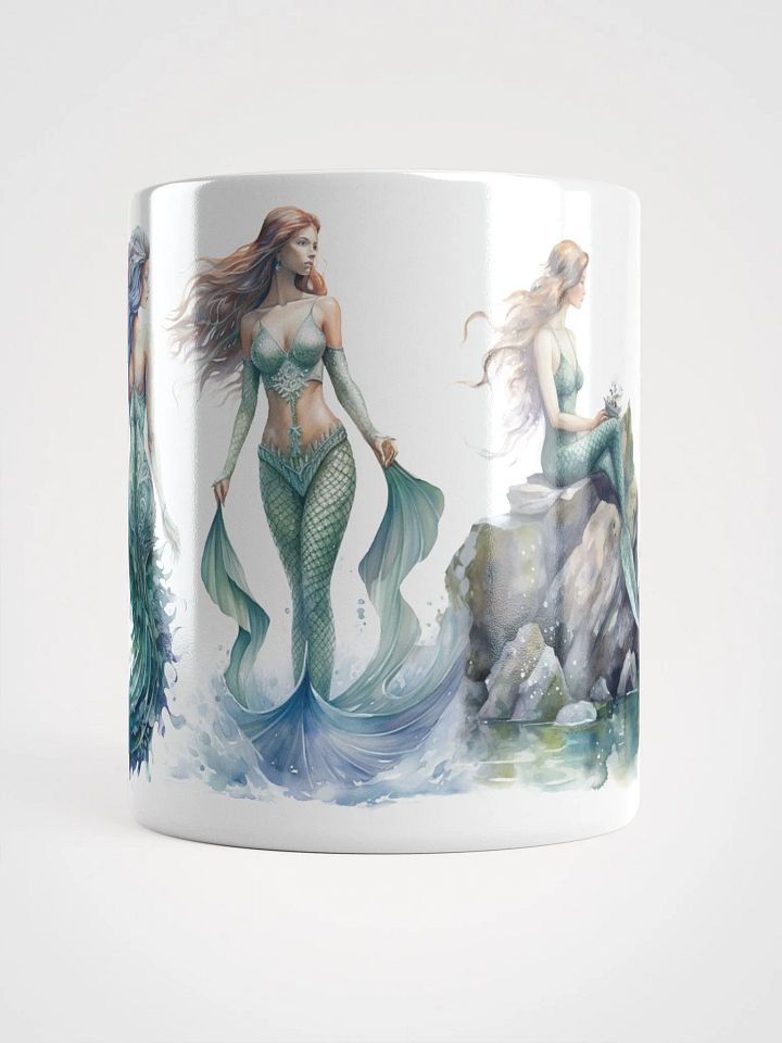 Ethereal Mermaids White Glossy Mug product image (2)