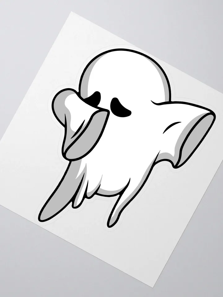 Whimsical Ghost Kiss Cut Stickers product image (2)