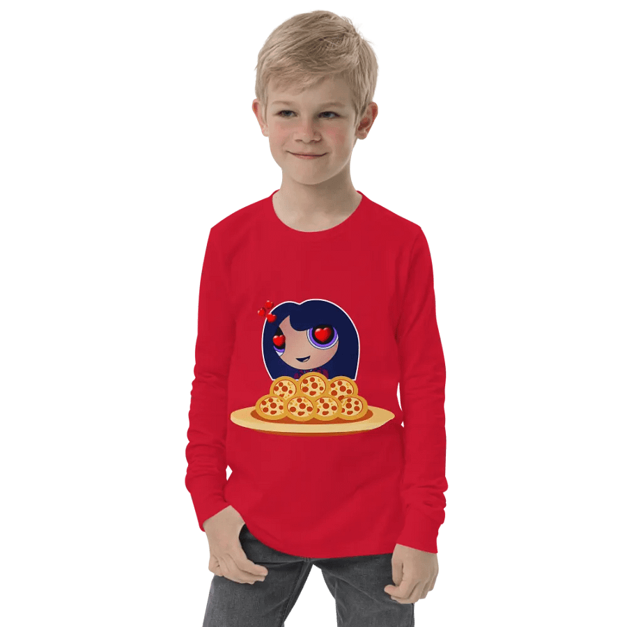 Youth Pizza Love Long Sleeve Top product image (2)