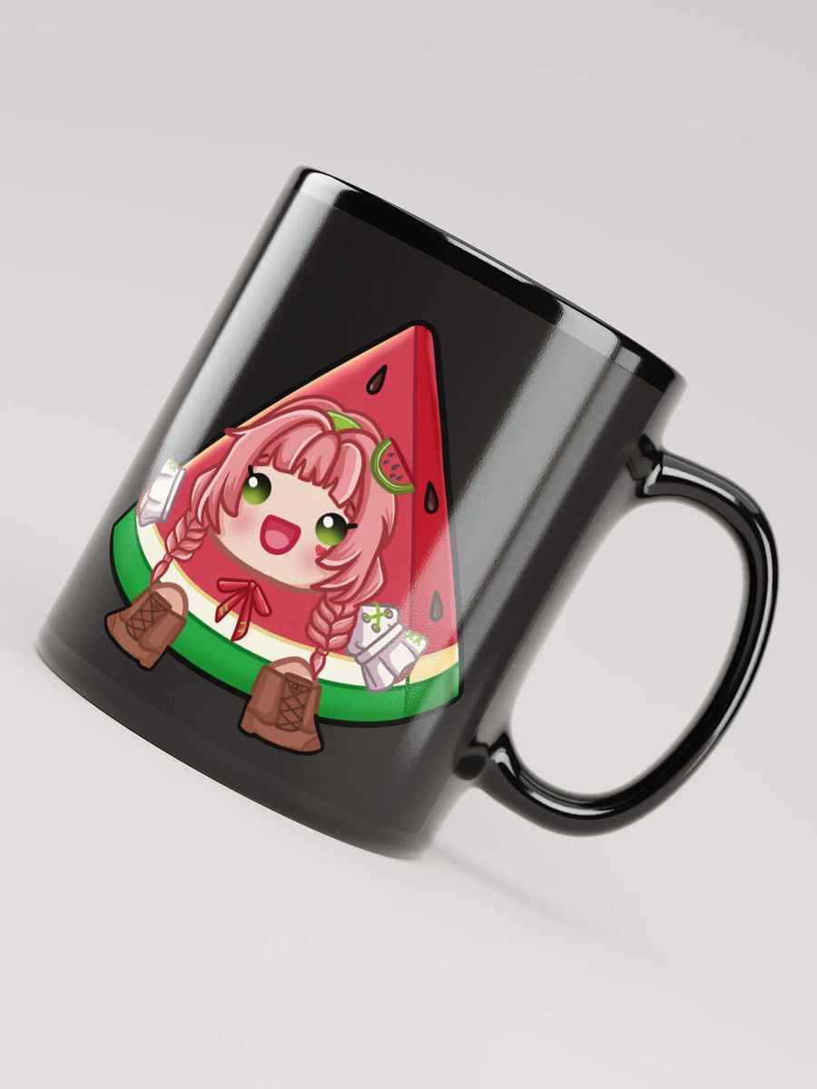 Charity Melon Glossy Black Mug product image (8)