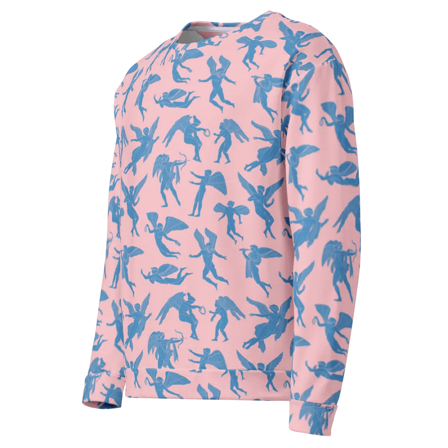 Erotes - chinoiserie and rose unisex recycled sweater product image (5)