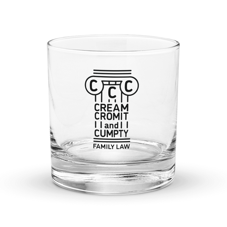 CREAM CROMIT & CUMPTY Family Law On The Rocks Glass product image (1)
