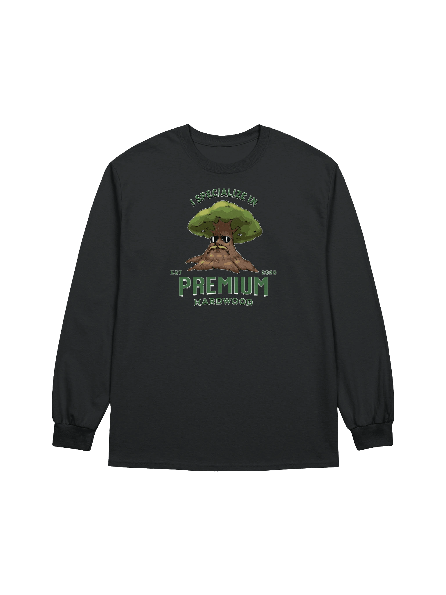 Premium Hardwood Gildan Ultra Cotton Long Sleeve T-Shirt product image (1)