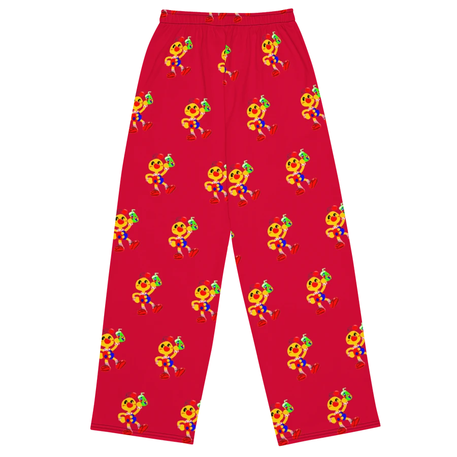 Red All-Over Boyoyoing Unisex Wide-Leg Pants product image (2)