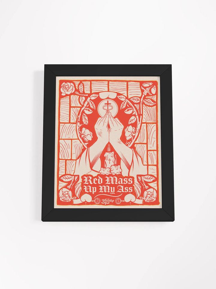 Red Mass 8x10 framed poster product image (1)