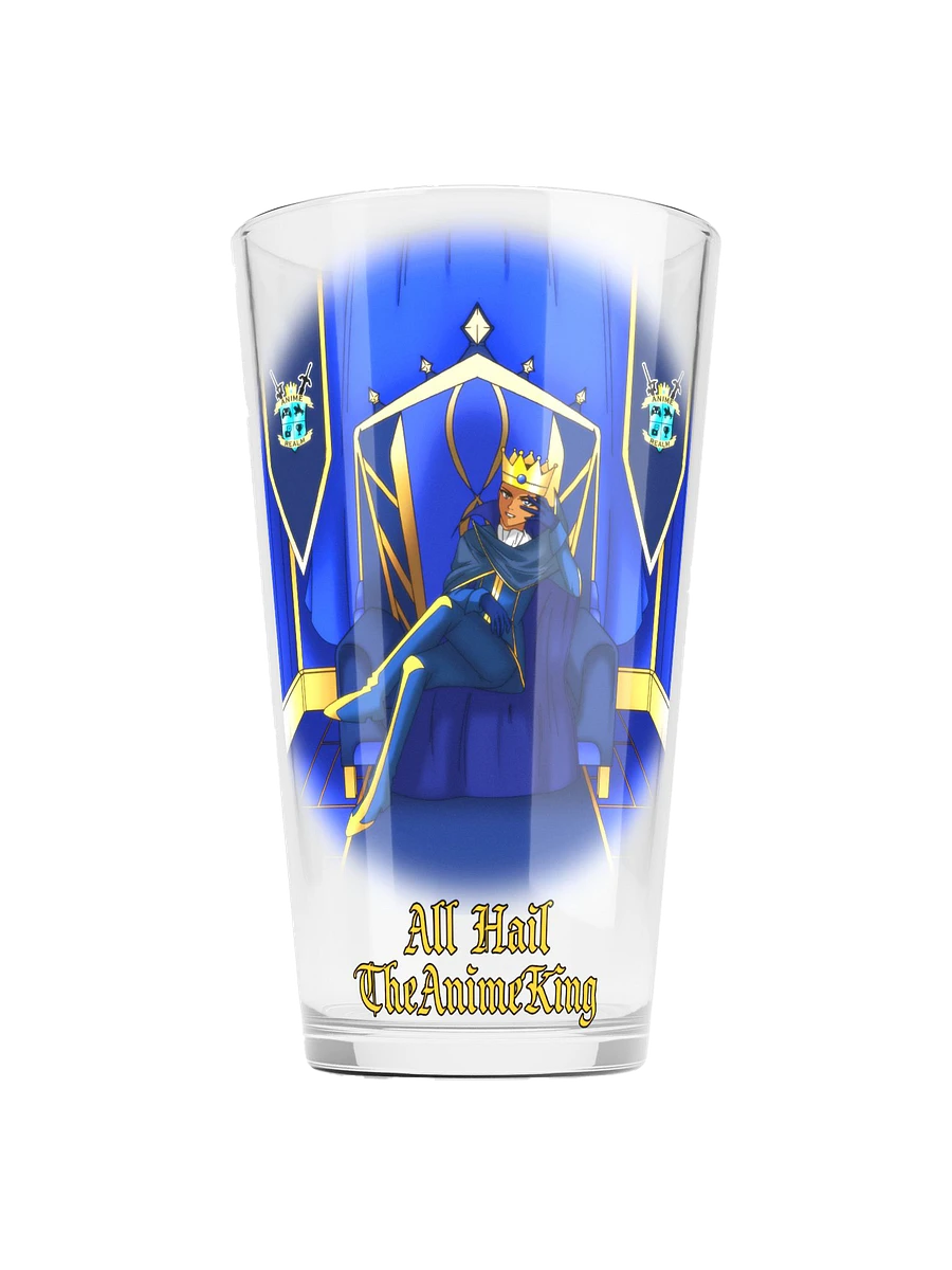 All Hail TheAnimeKing Shaker Pint Glass product image (1)