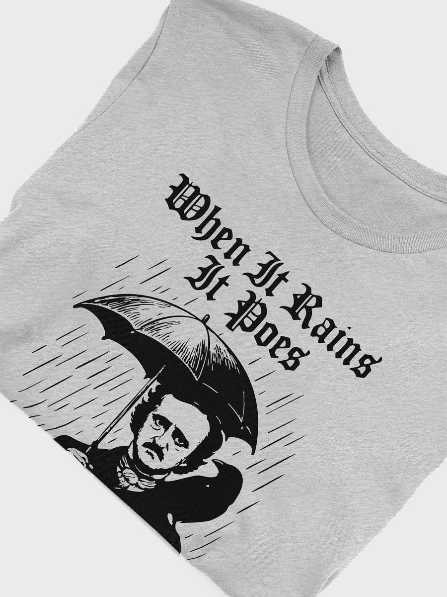 Edgar Allan Poe Shirt - When It Rains It Poes product image (3)