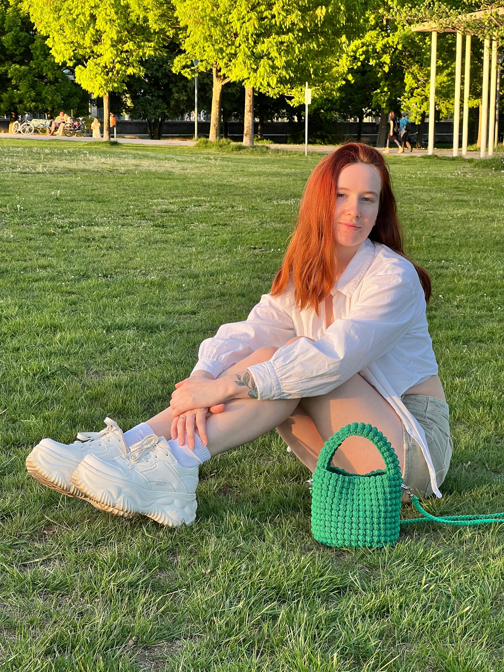 Crochet Pattern Green Pea Bag (PDF Pattern and YT English Video Tutorial) product image (8)