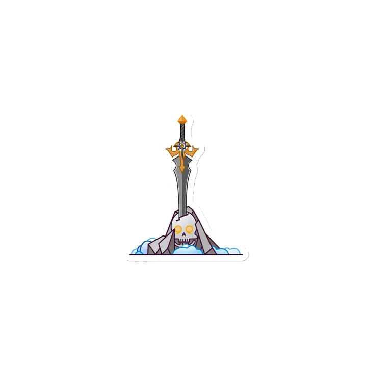 Sword in the Skull - Argent Variation - Magnet product image (1)