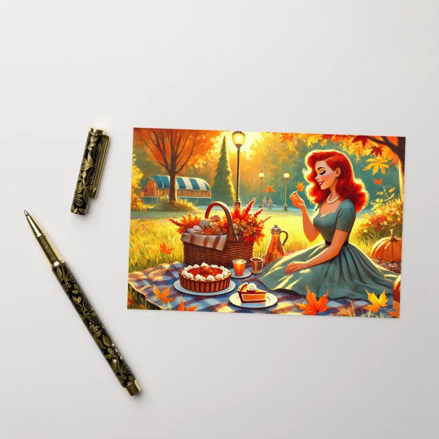 Autumn Picnic Greeting Card product image (10)