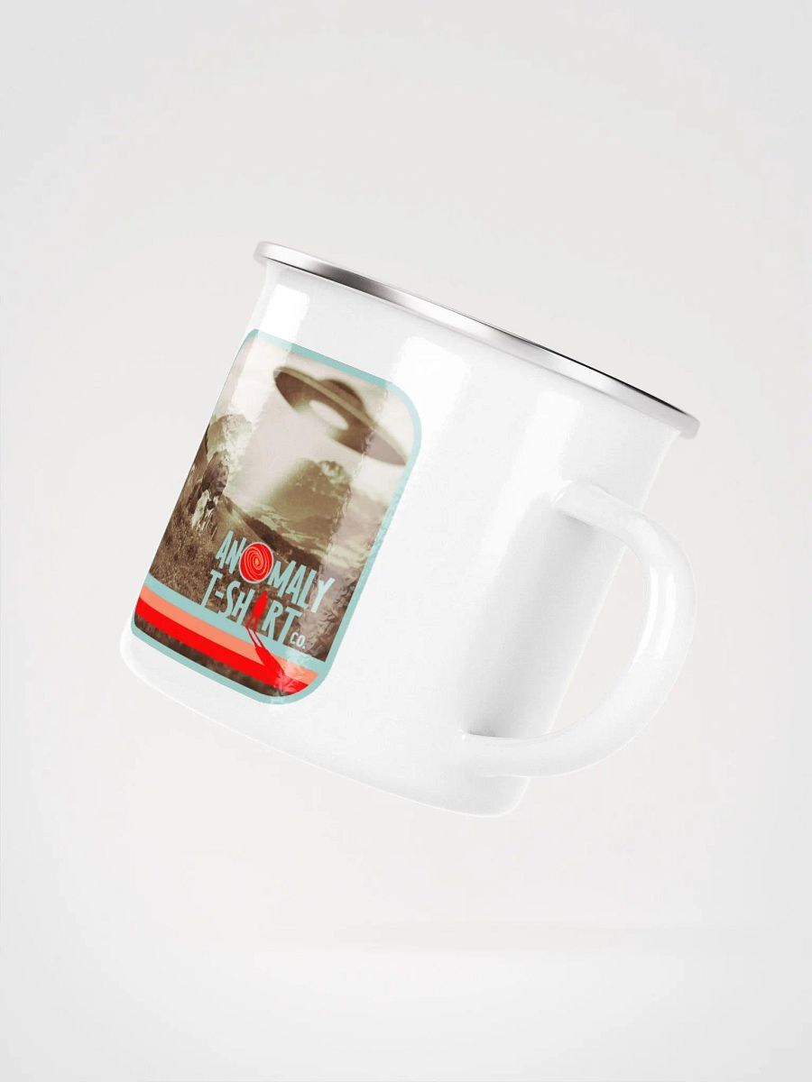 Vintage UFO Cattle Abduction Enamel Mug product image (4)