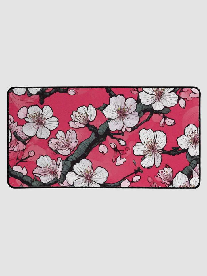 Blossoming Japanese Cherry Blossoms Desk Mat product image (1)