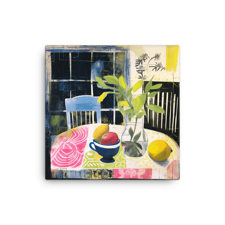 Art2401-27 Kitsch Kitchen Still Life - Canvas Print - sm product image (1)