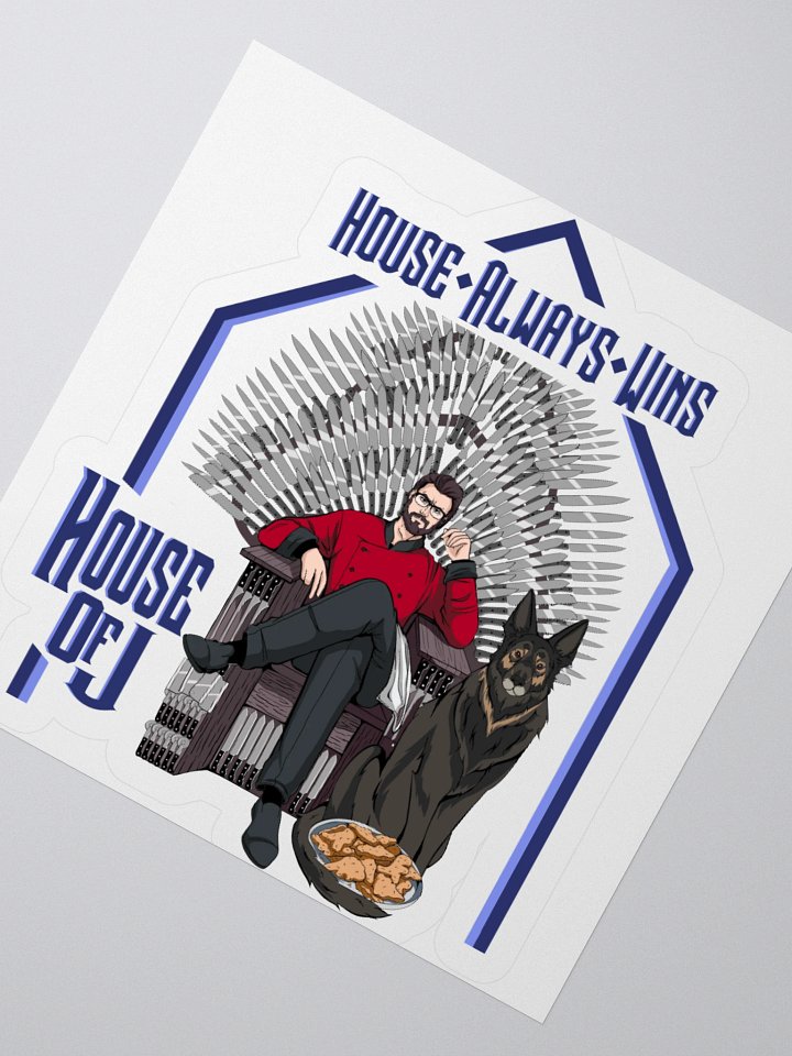 "House Always Wins" Kiss Cut Sticker product image (2)