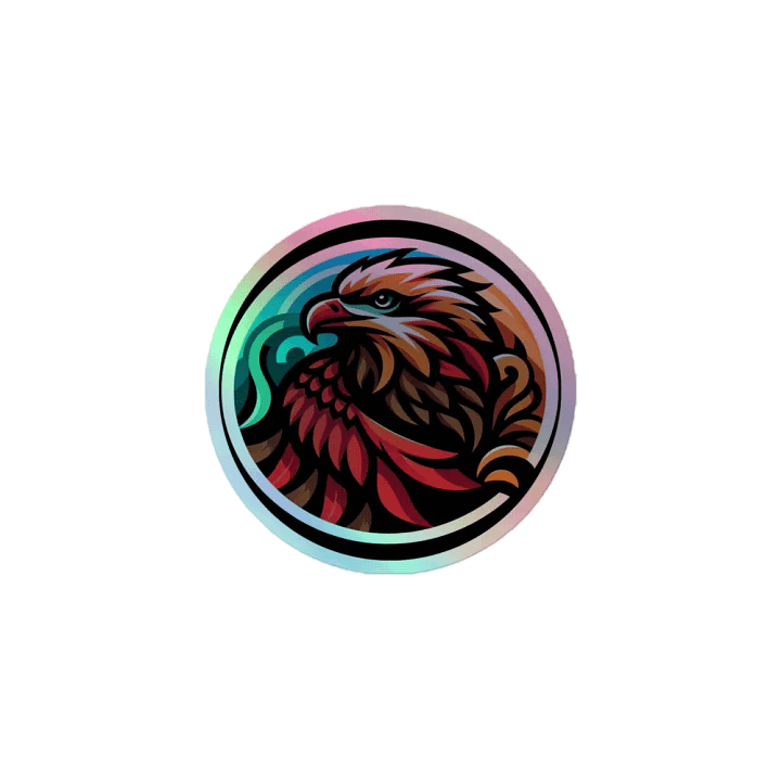 Majestic Eagle Holographic Sticker Set product image (1)