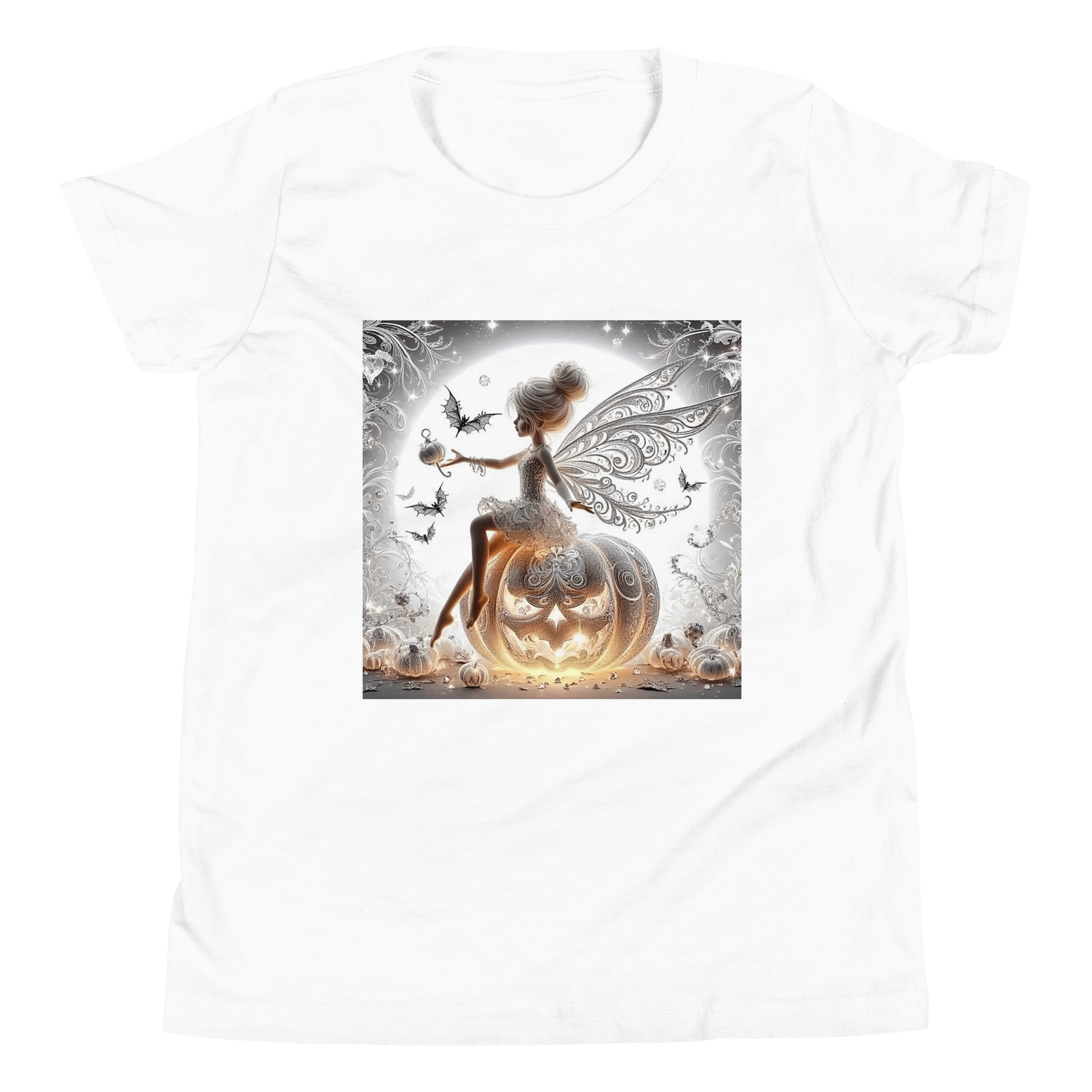 Whimsical Fairy Pumpkin Youth T-Shirt product image (1)