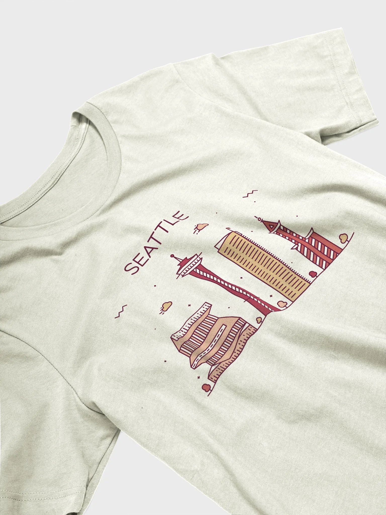 Seattle Skyline T-Shirt product image (3)