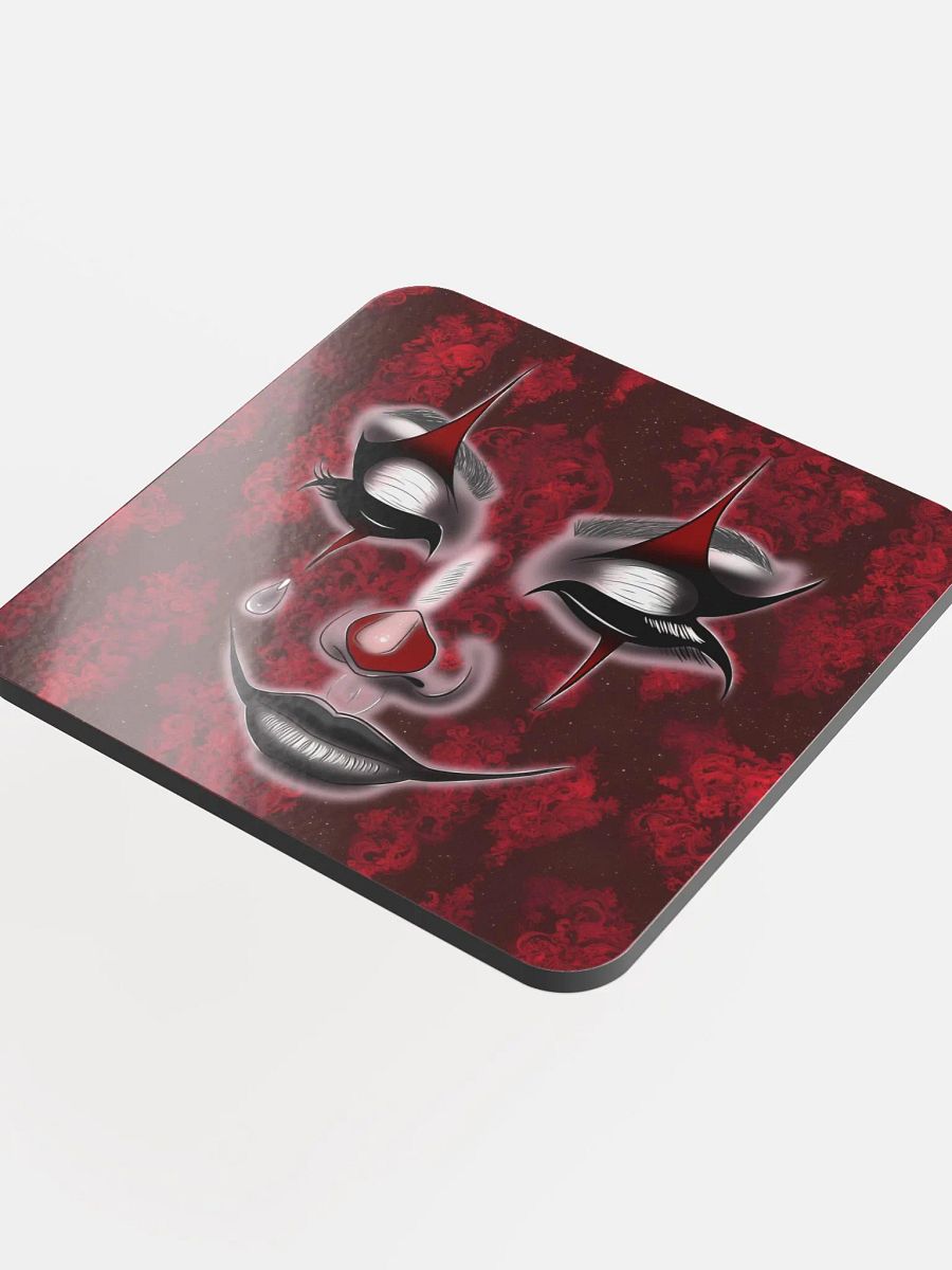 Beautifully Twisted Cork Coaster - Clown Makeup product image (4)