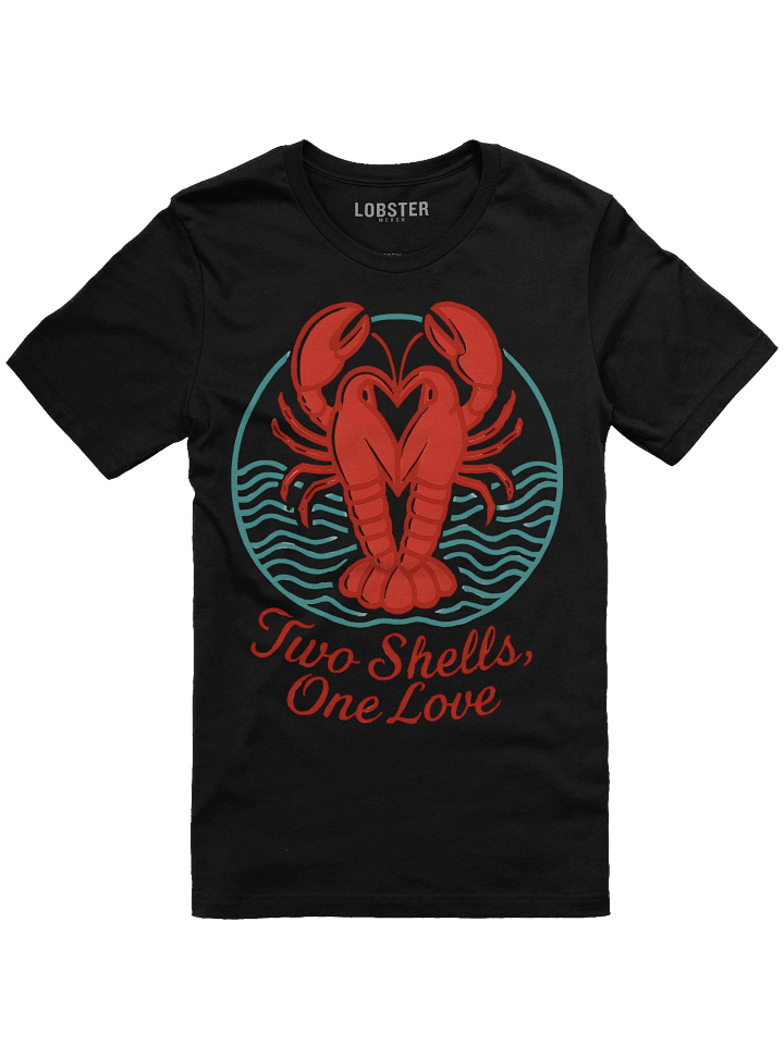 Two Shells, One Love T-Shirt | Cute Lobster Couple Tee product image (1)