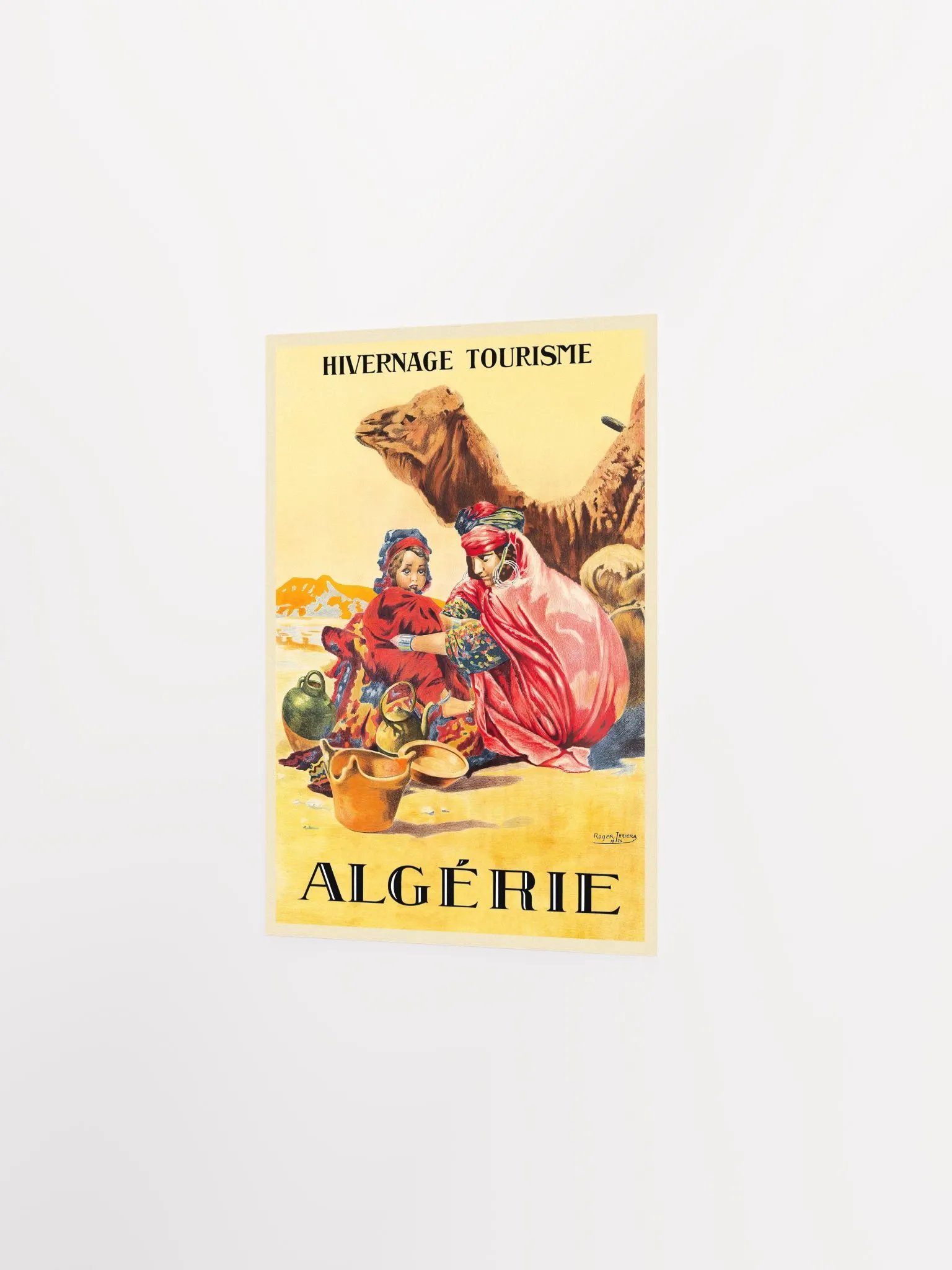 Algeria, French poster, 1924 — retro vintage travel poster, retro travel art, retro travel wall art product image (7)