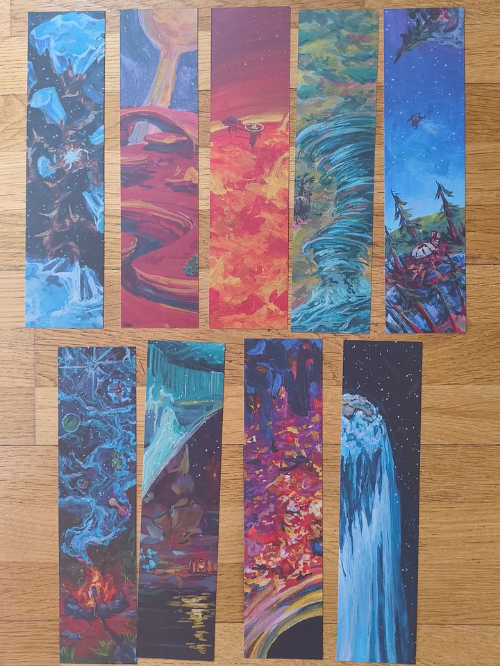 doublesided bookmark - long product image (3)