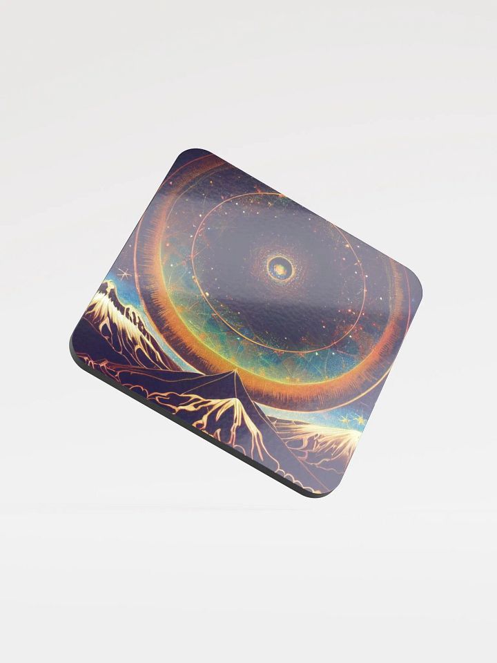 Cosmic Vortex Cork Coaster Set product image (1)