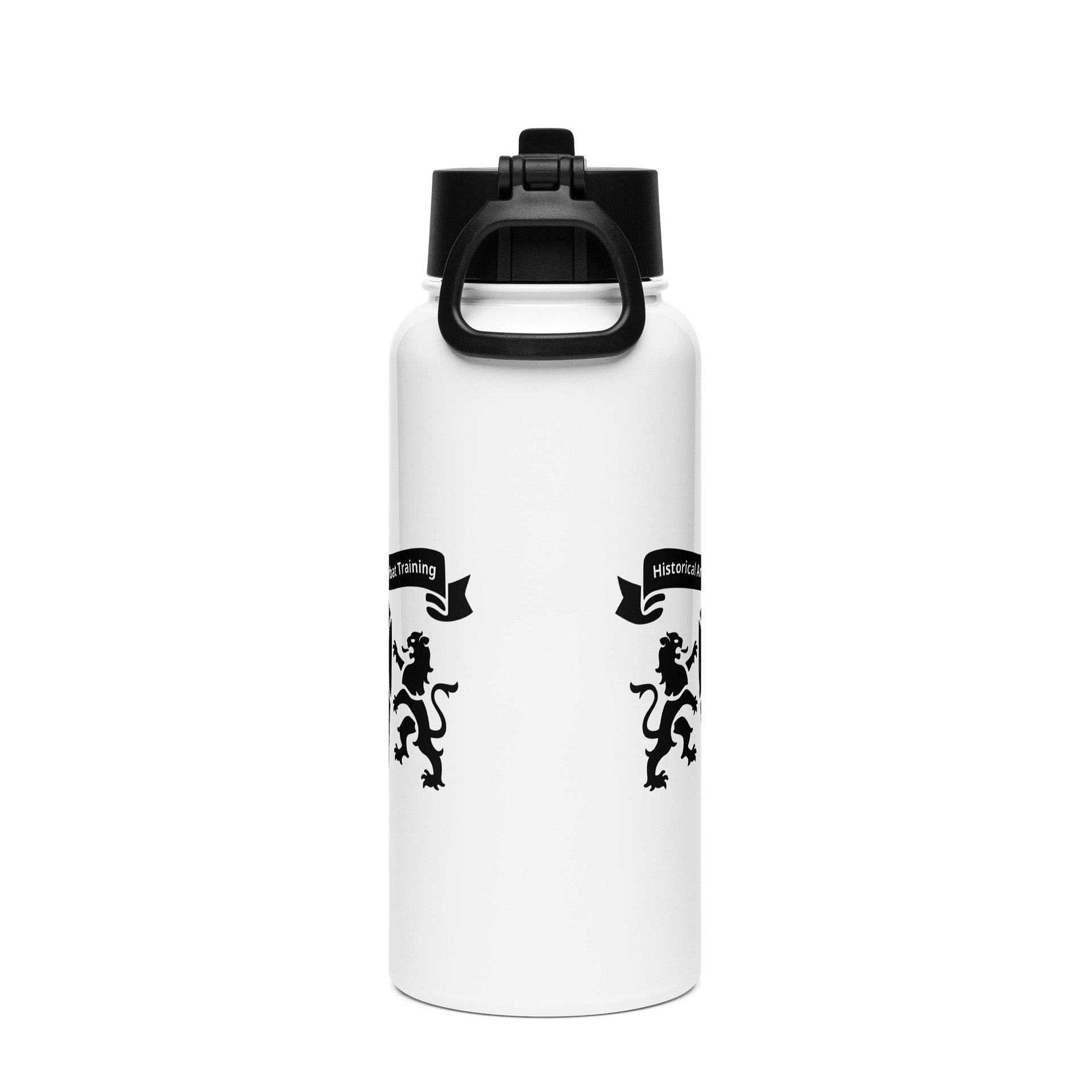 Black HACT logo Water Bottle with Straw product image (4)