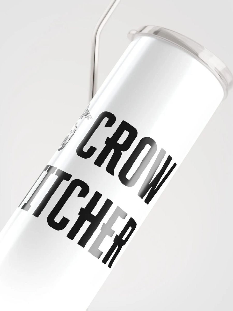 Crow Stitcher Skull & Crow Stainless Steel Tumbler - White product image (5)