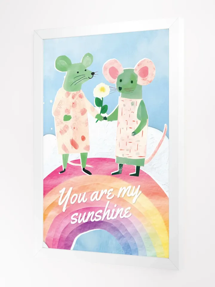 'You Are My Sunshine' Framed High-Quality Matte Poster product image (2)