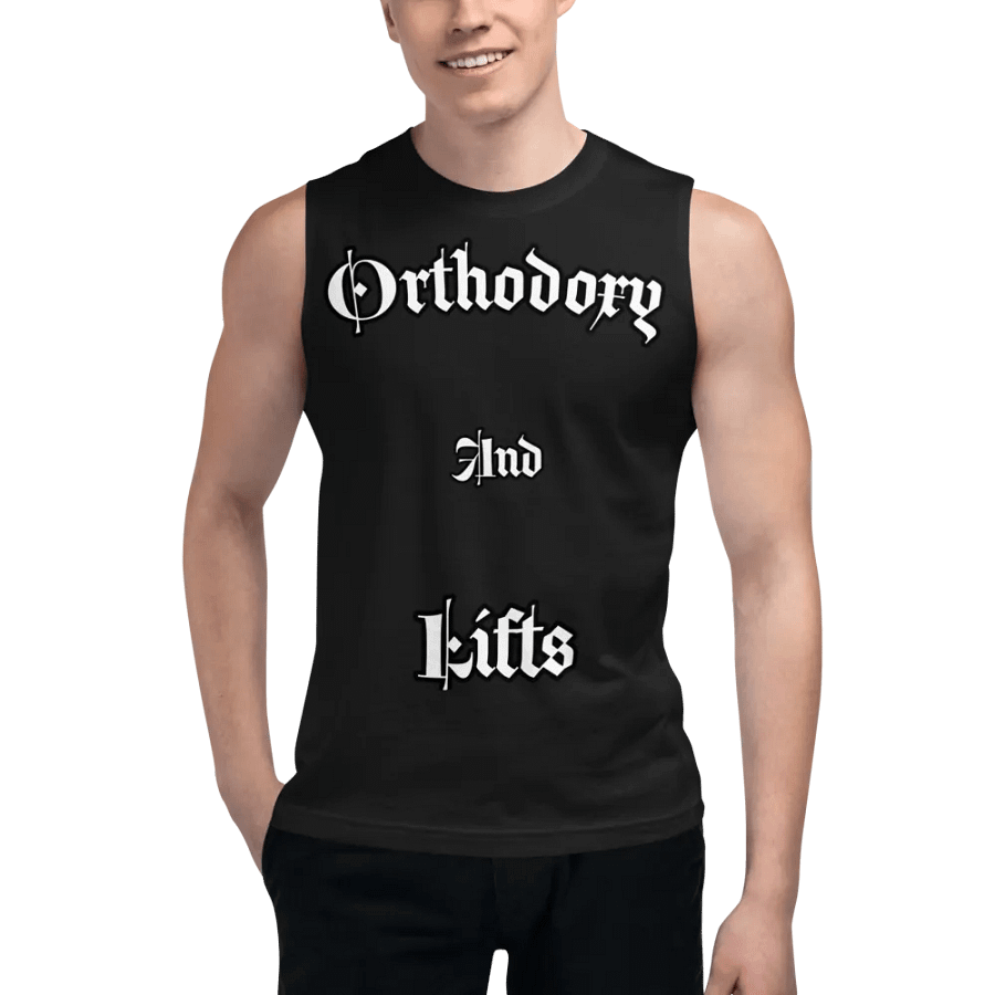 Orthodoxy And Lifts Gothic Unisex Muscle Tank product image (5)