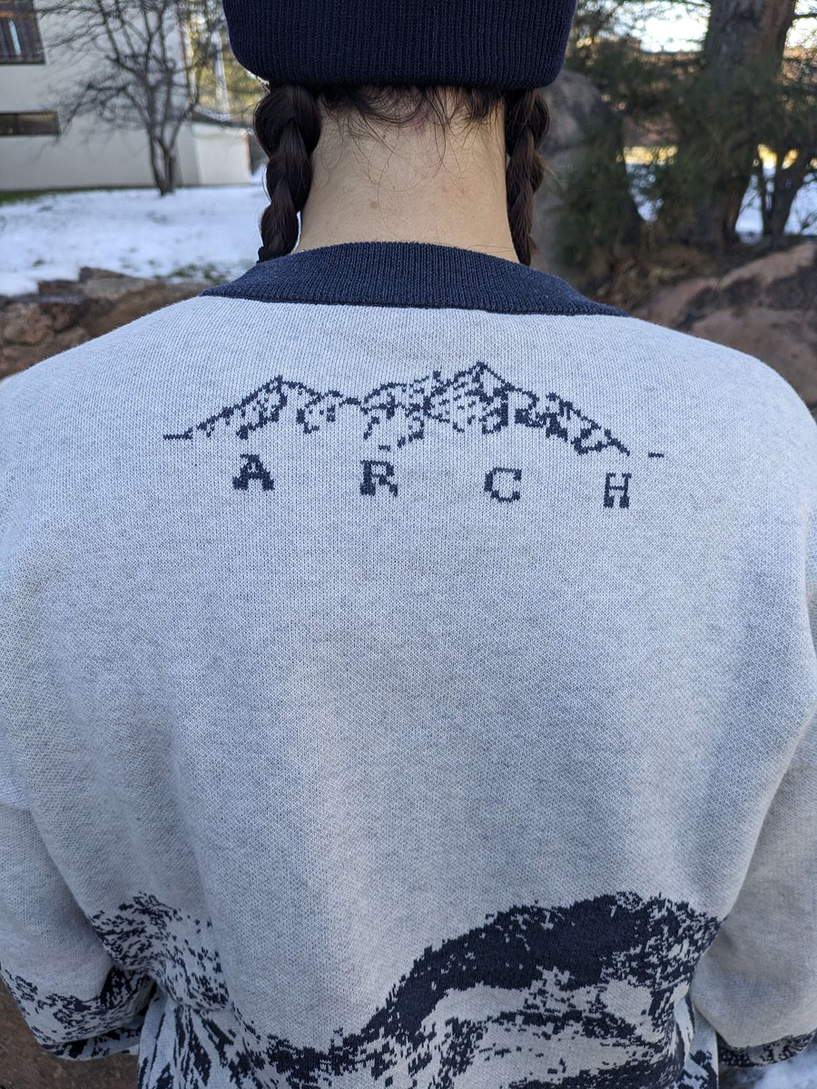 Colorado Knit Sweater - Bone/Navy product image (12)