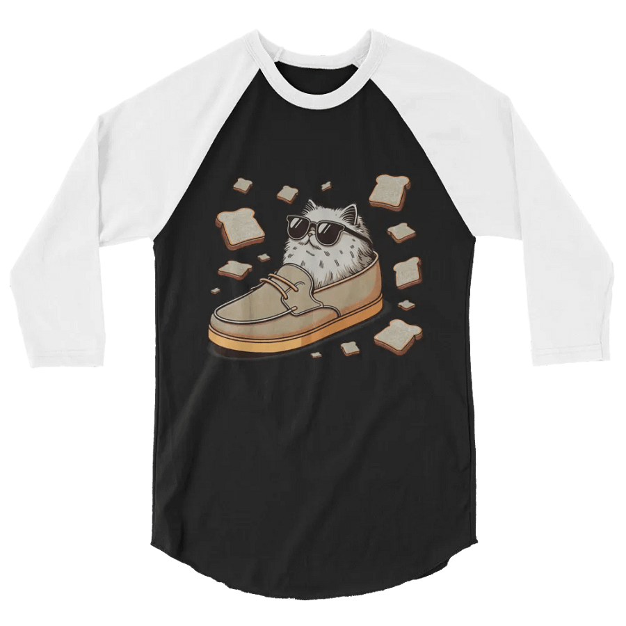Toast Cat #2 - Baseball Style Tee product image (4)